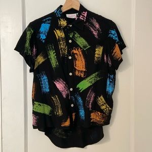 Big Bud Press Paint Stroke Button Up Shirt